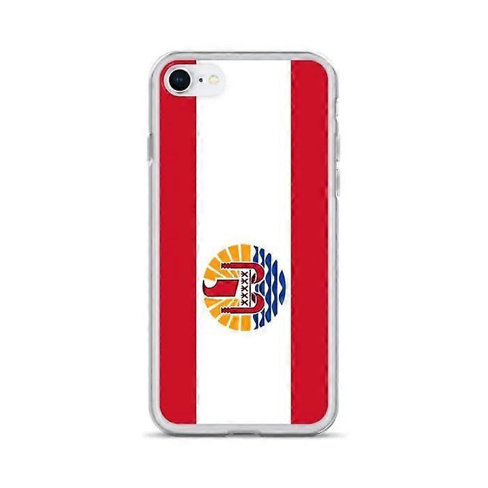 iPhone Case - French Polynesia - SE 2020 - Flexible - Multicolor - Flag Design