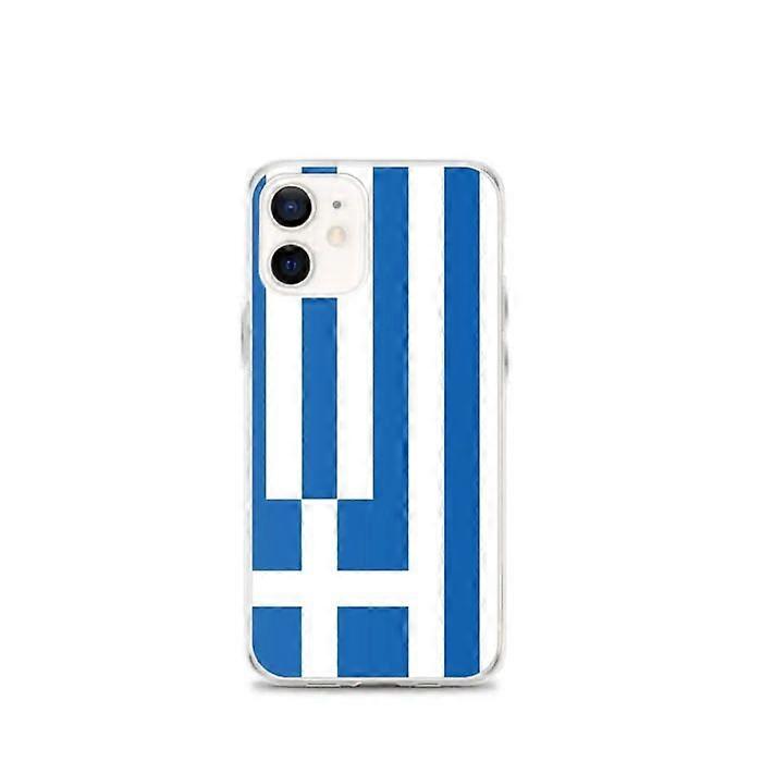 Phone Case - PIXELFORMA - Greek Flag - Compatible with iPhone 12 mini - Soft - Durable