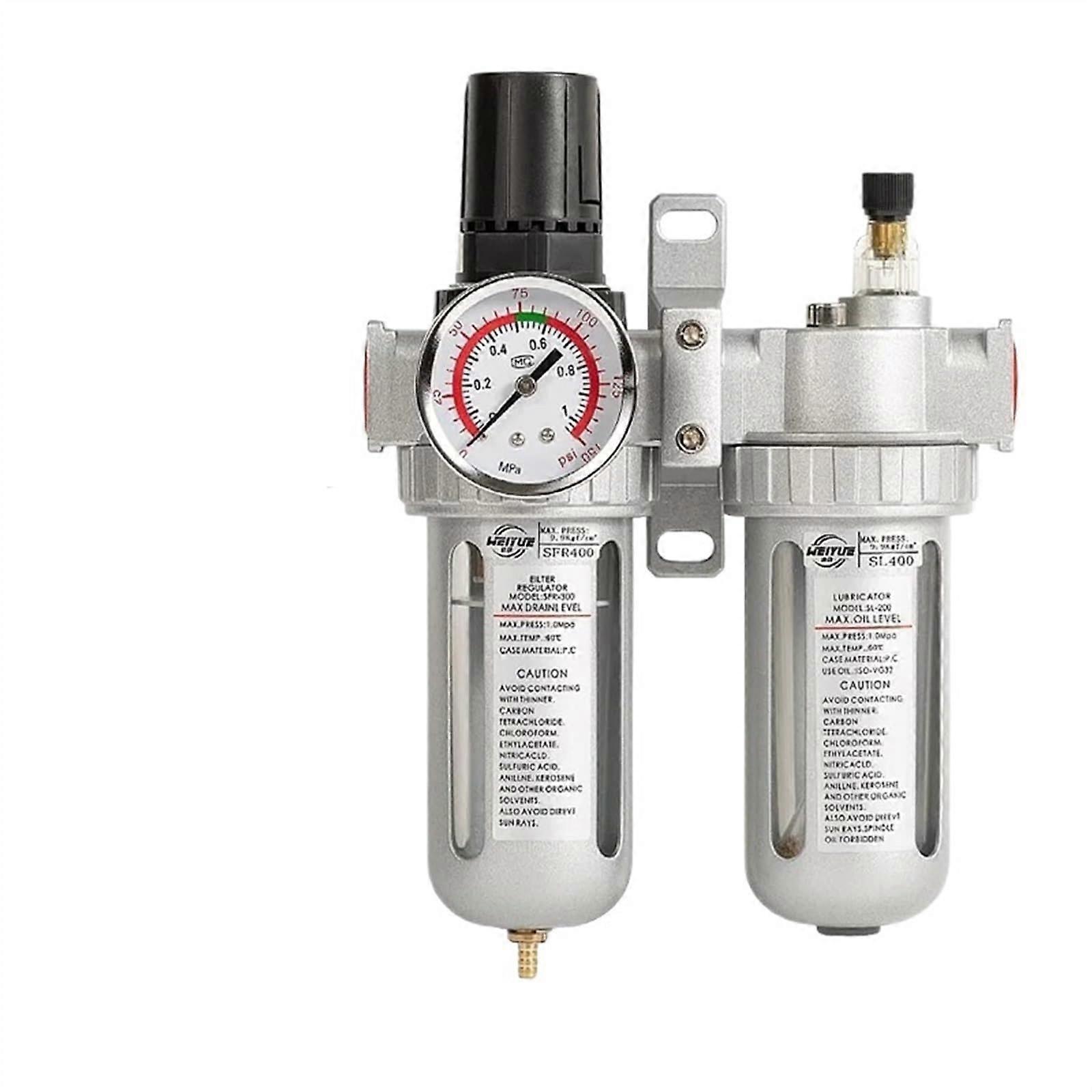 SFC400 SFC300 SFC200 Air Compressor Air Filter Regulator Oil Water Separator Trap Filter Regulator Valve Automatic Drain(SFC400)