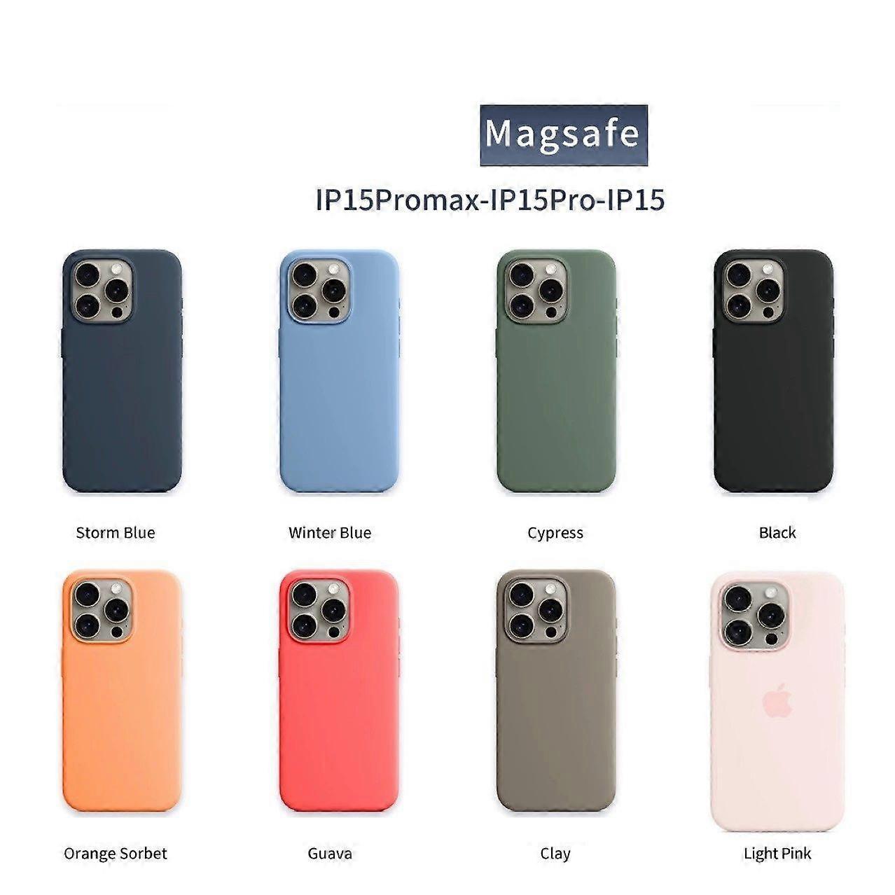 Silicone Case With Magsafe For Iphone 15Pro/Max Phone Case