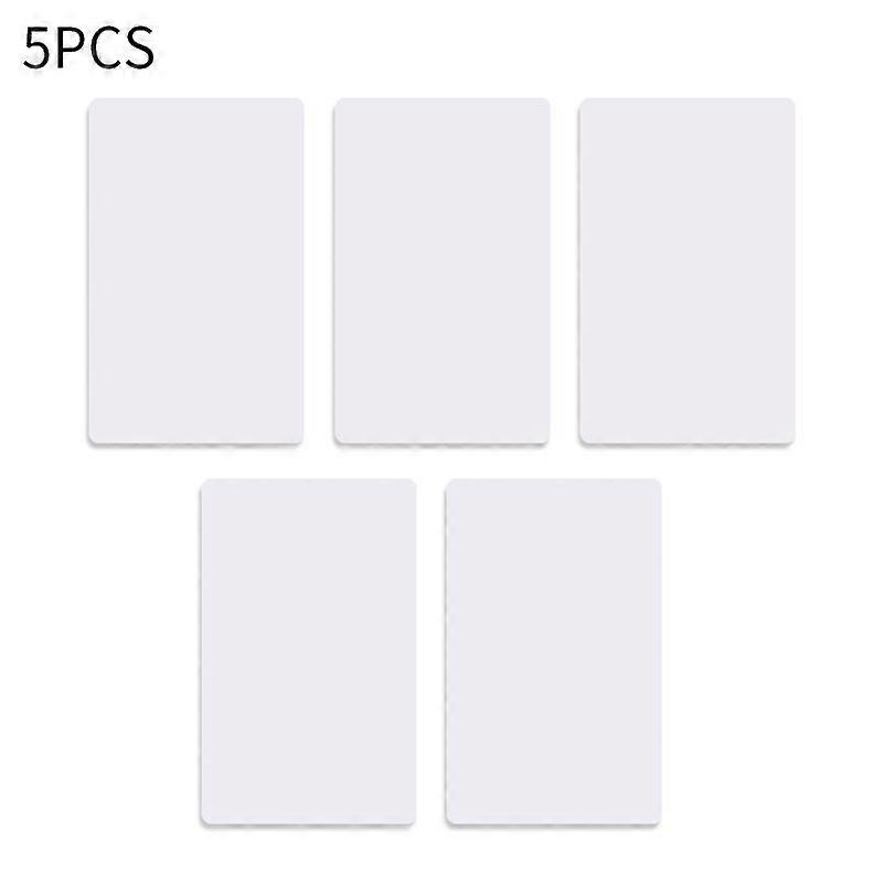 5/10pcs RFID UID Card 13.56MHz Block 0 Sector Writable IC Cards Clone Changeable Smart Keyfobs Key Tags (Options 5PCS white cards)