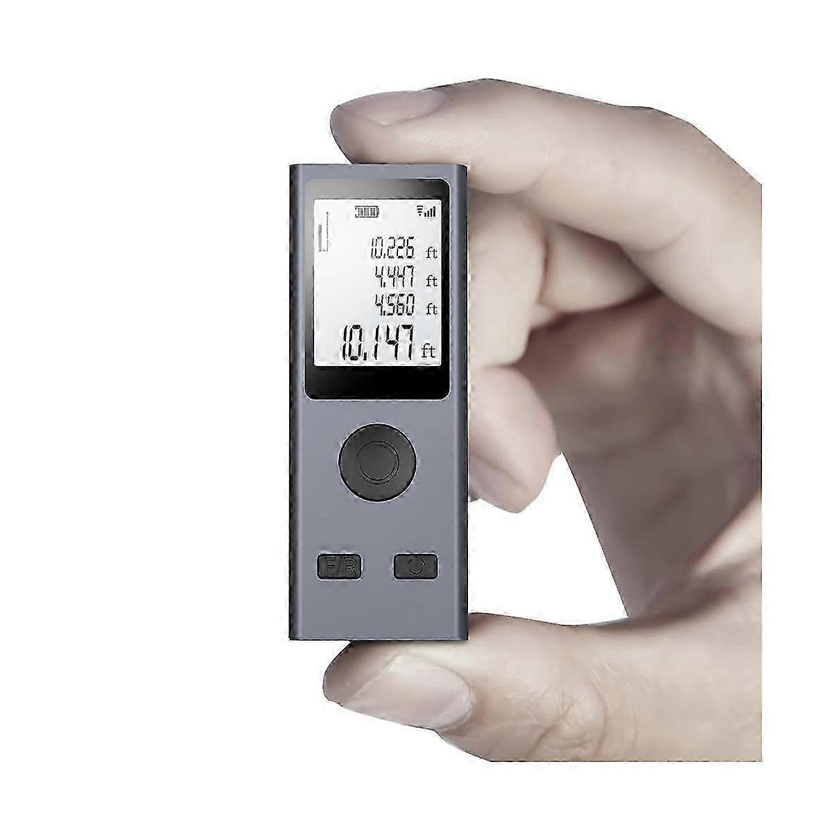 Mini Laser Distance Measurement Tool, 131Ft/40M, 2mm Accuracy, M/In/Ft Unit Switching, Distance/Ar