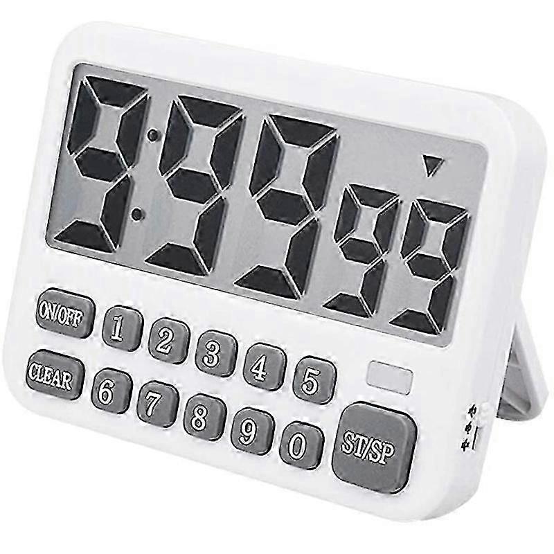 Digital Kitchen Timer with Direct Digit Input, Count Up/Down, Loud Alarm for Cooking, Baking