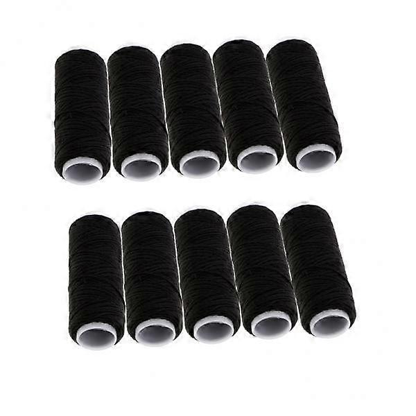 2-5pack 10 Spools Leather Jeans Sewing Thread Strong for Hand / Machine Black