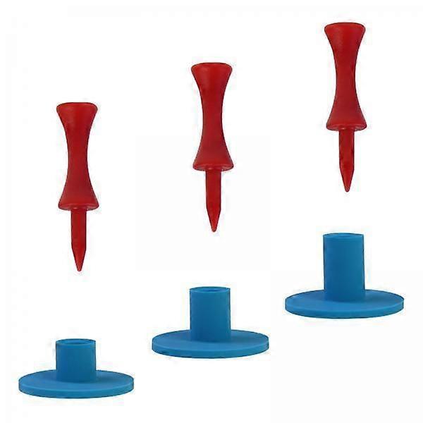 2x 3Pcs Golf Tee Holder Golf Ball Holder Practical Golfer Portable Reusable Golf