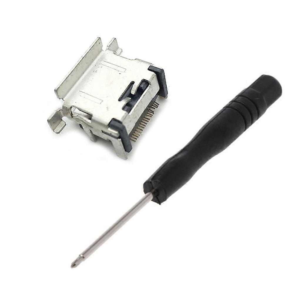 Socket Interface Connector Hdcompatible Port and Screwdriver for Box One Replacement Parts Connector