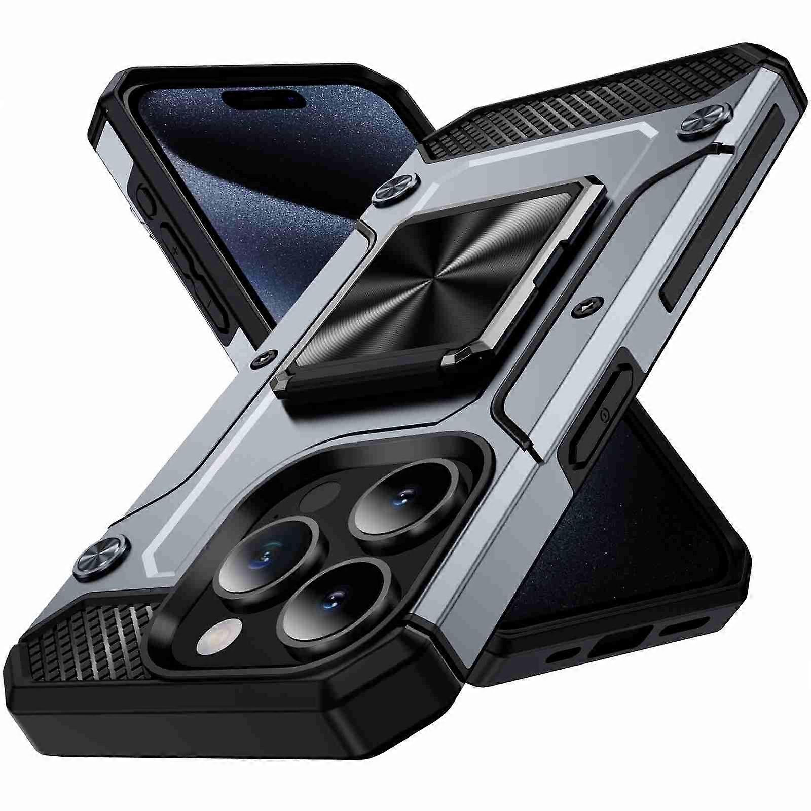 Shockproof Metal Holder Phone Case