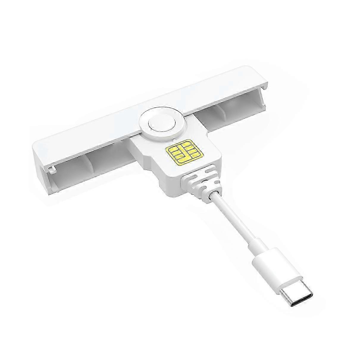 Smart Card Reader USB ATM Smart Card Reader Universal SIM Card Reader USB-Anschluss für Windows Li