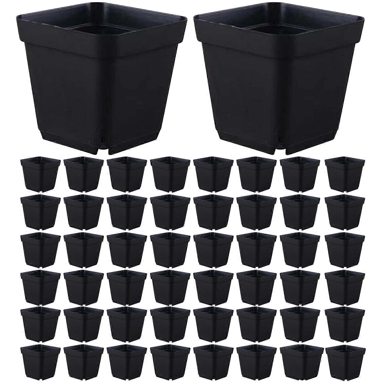 Seedling Pots, Plant Starter Pots - Square Seedling Containers, Soft Quality 10-Cell Planters for Flowers, Vegetables, Succulents