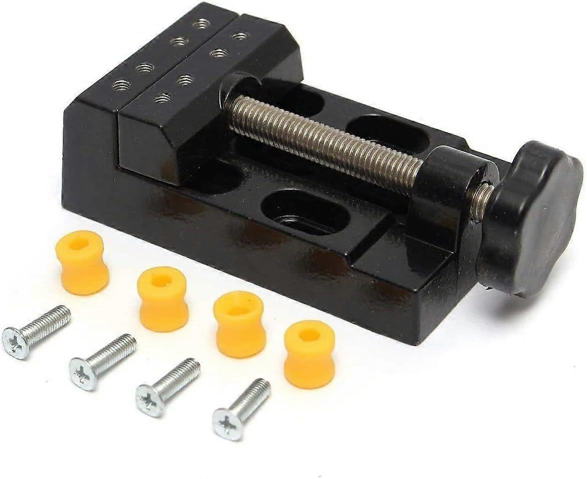Mini Flat Vise for Table - Hobby Tools, - Mini Flat Vise - Flat Clamp for Table Bench - Craft Tool (Aluminum)