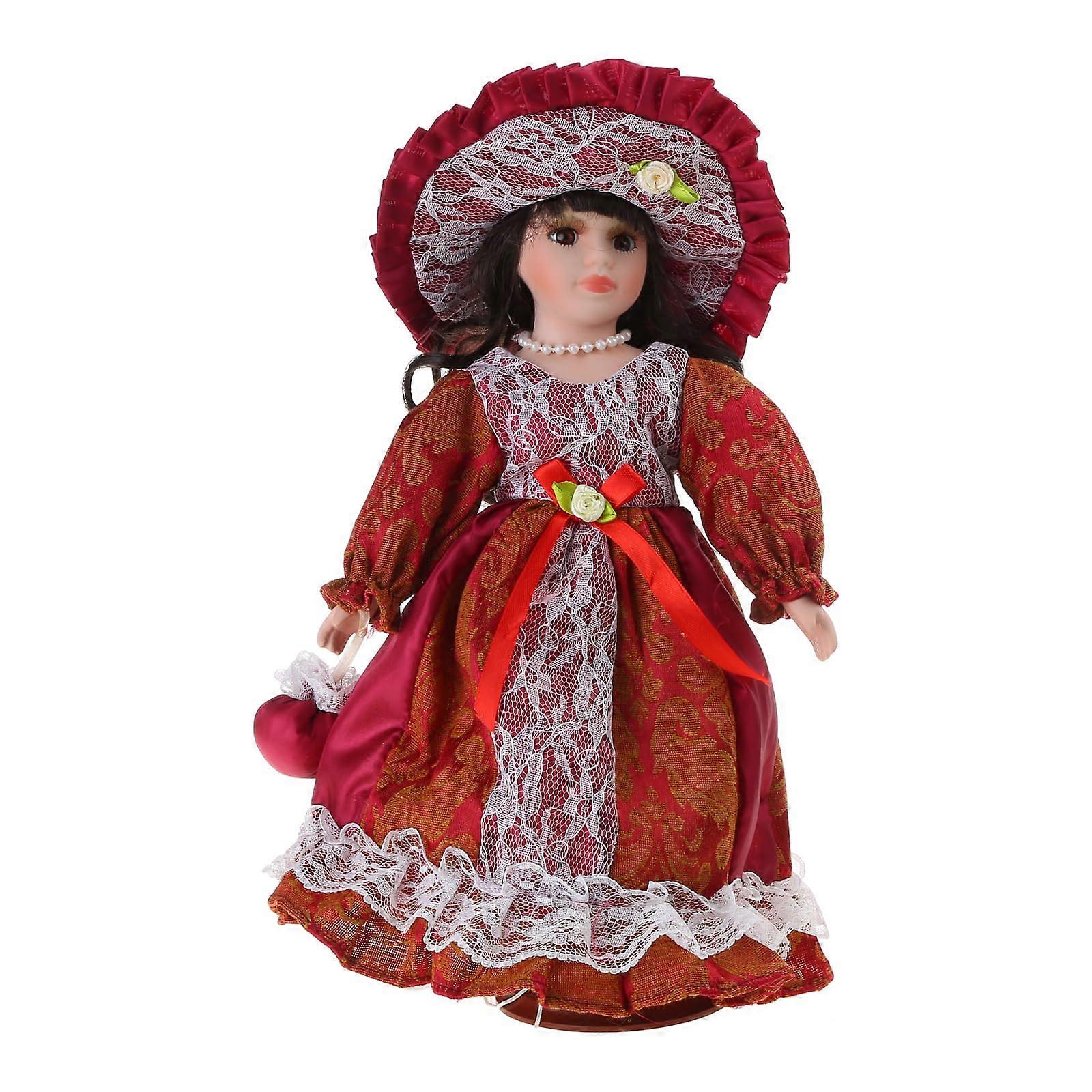 Elegant Victorian European Yard Dresses Home Decoration Centerpieces Ornaments 30cm Reborns