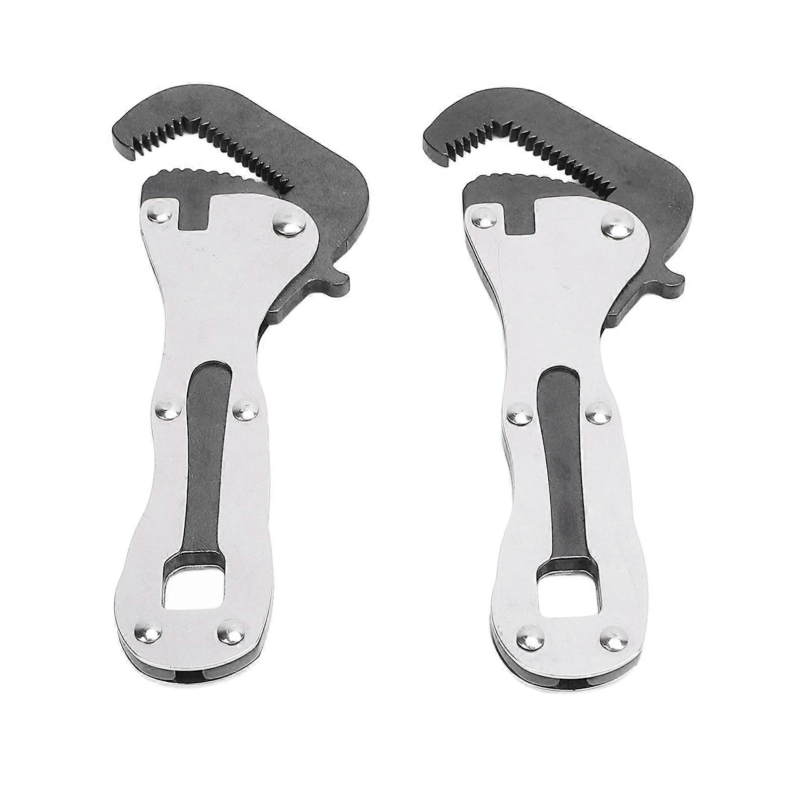 Micro Wrench Metal Ergonomic Portable Multifunctional Micro Self Adjusting Wrench for Tight Space 
