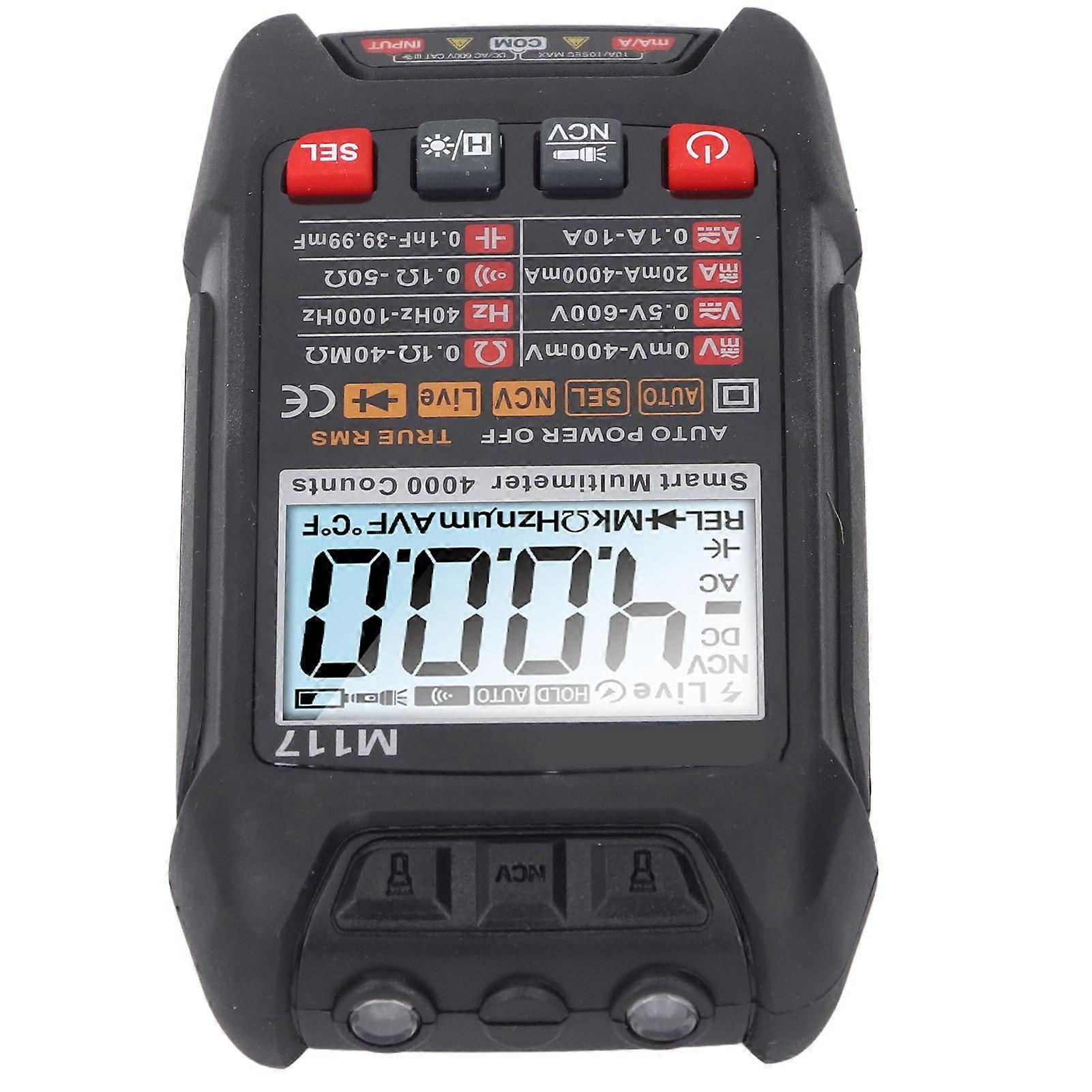 Digital Multimeter High Accuracy Multifunctional Automatic Digital Display Voltage Current Resistor Capacitor Tester 