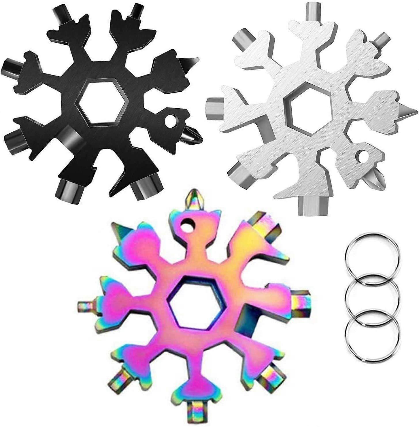 18-In-1 Multifunctional Snowflake Screwdriver, Three-Pcs (Not Gold)