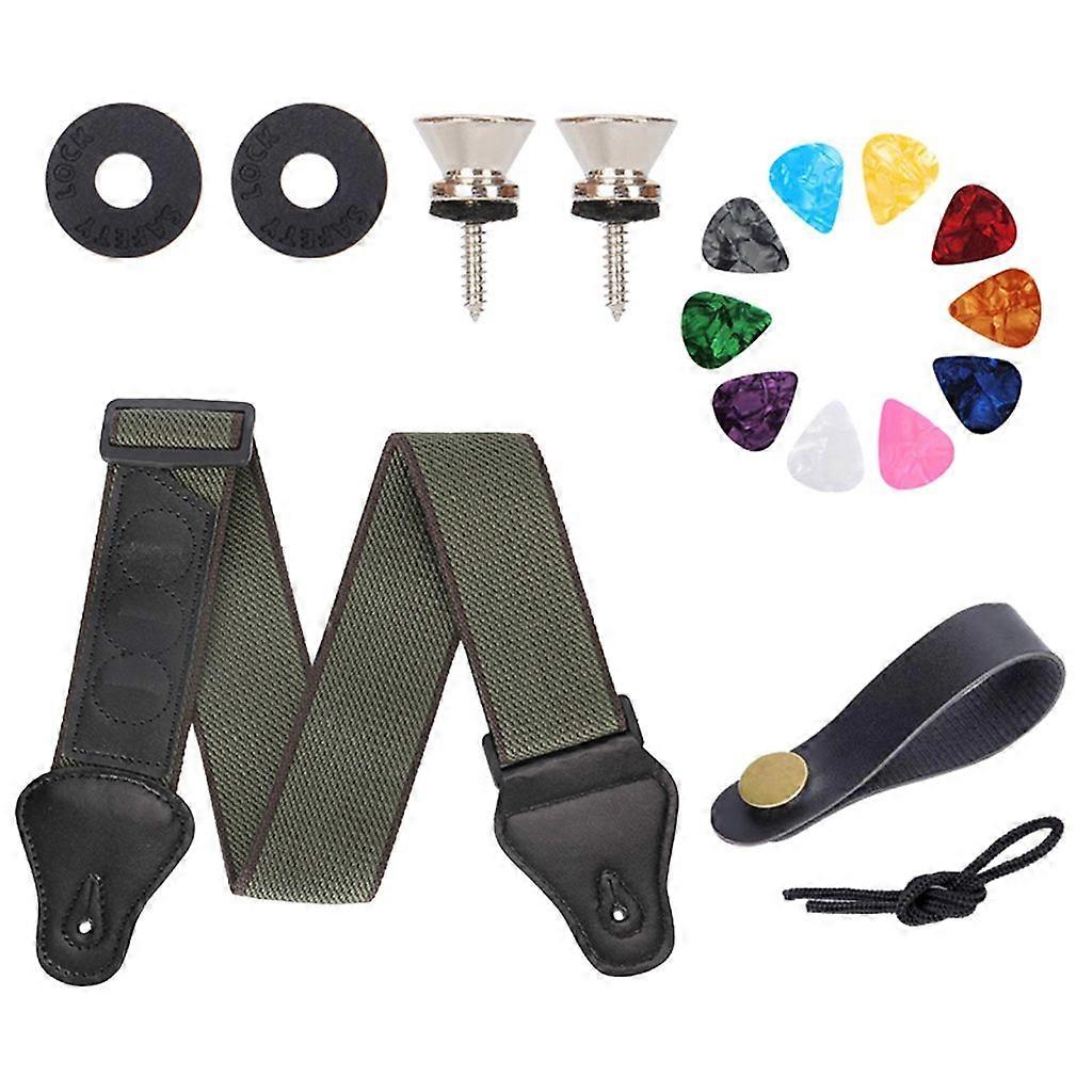 Guitar Strap Buttons Adjustable Length Strap Suitable for Electric Guitar