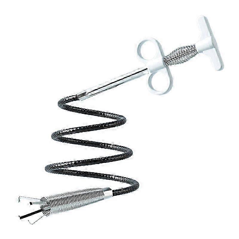 Sewer Pipe Dredging Extractor Flexible Grabber Claw Tool 1.6M White