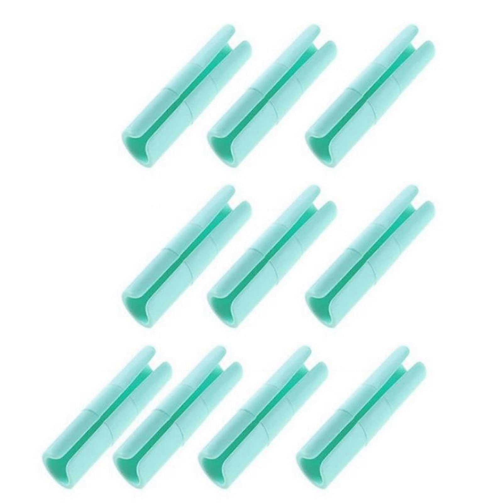 Bed Sheet Holders 10-Piece Nordic Green Non-Slip Clips for Duvet Closures and Mattress Securement