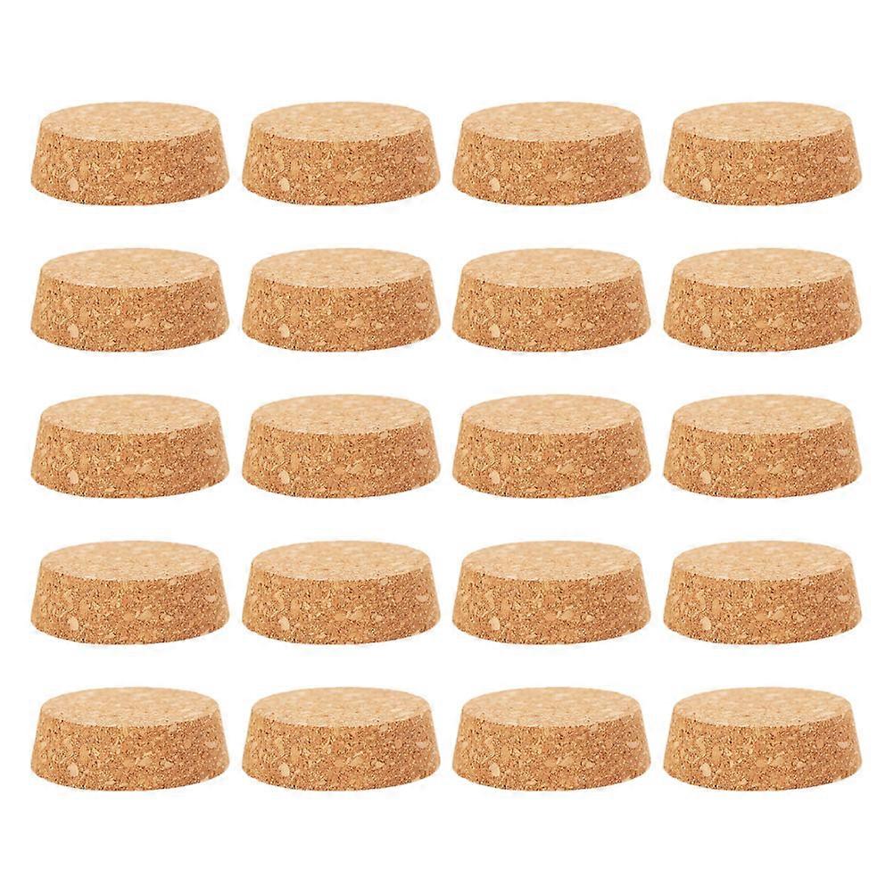 25pcs Natural Cork Stoppers for Wine Bottles Airtight Sealing Covers for Beverage Preservation, DIY Crafts, and Home Decoration