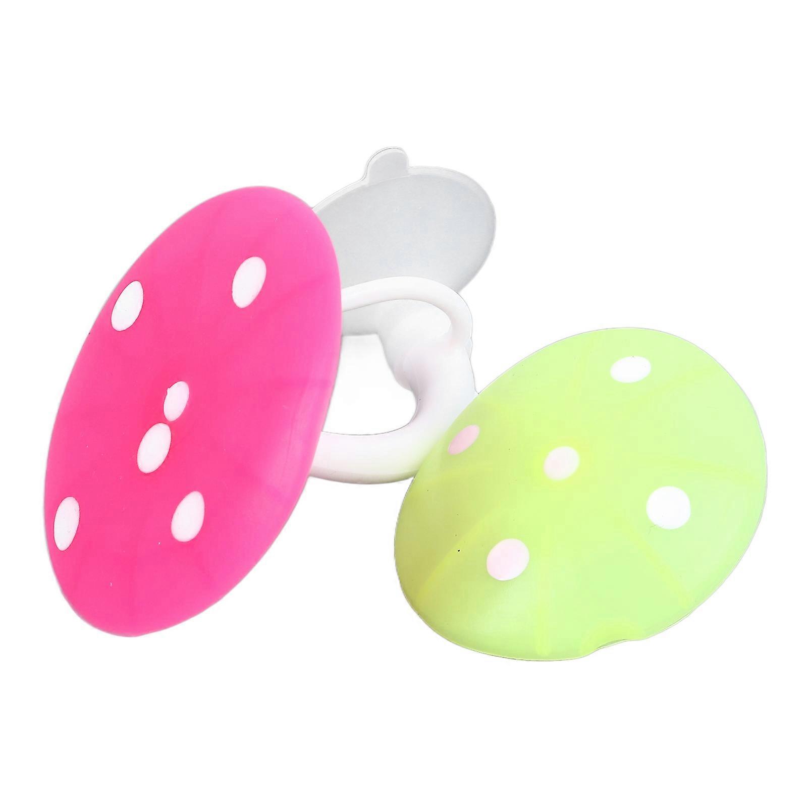 Betta Mushroom Hammock Soft Silicone Colorful Lifelike Aquarium Rest Bed Fish Breeding Playing Pad with Suction Cup Pink 