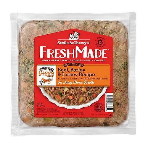 Stella & Chewy's Fresh Made Wholesome Beef Barley And Turkey Dog, 16 Oz