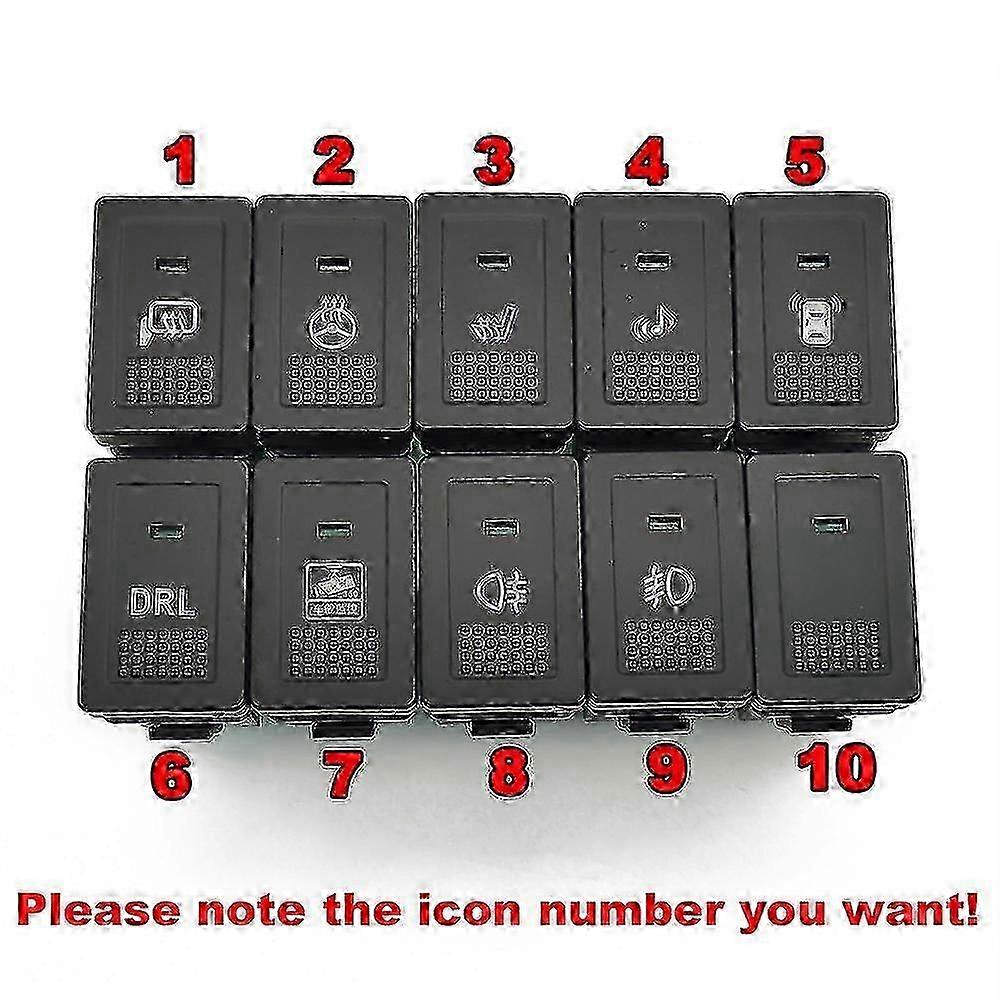 2025 For Suzuki Sx4 Swift Grand Vitara 2006 - 2015 Auto Led Drl Fog Light Switch Seat Mirror Heated Button G