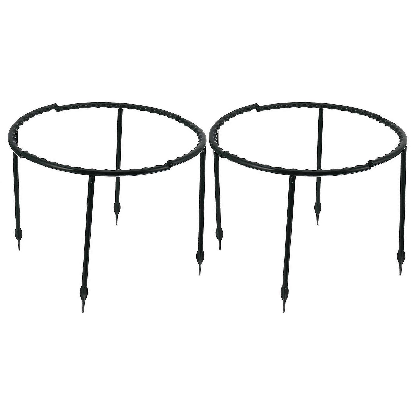 Planter Container Bracket Plant Tree Guard Protector Flower Rack Trellis Gardening Lightweight 15X14X0.5CM Durable 2 Sets