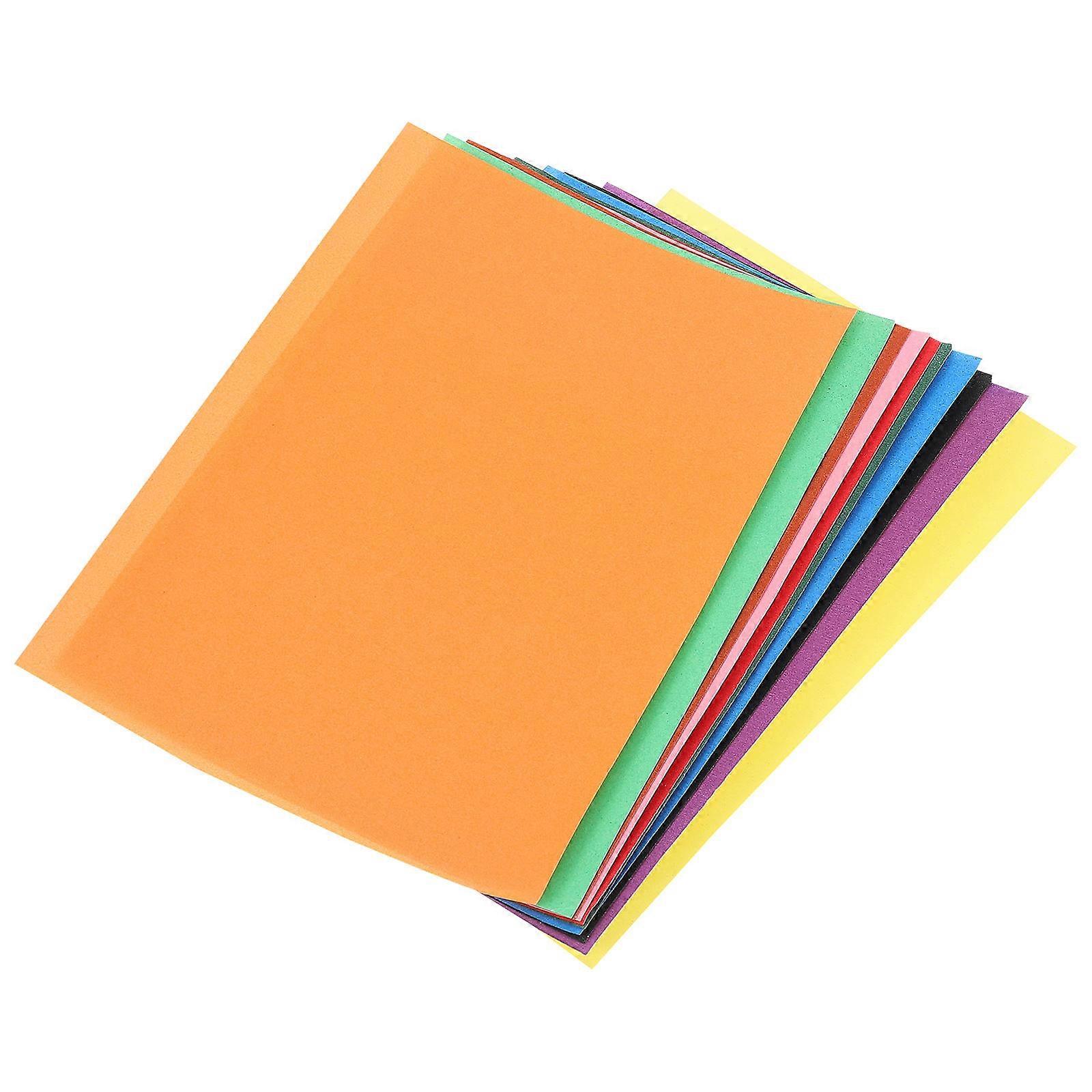 Color Paper For Crafts Kids Painting Pad 27x19.3x0.1 Cm Simple Design Assorted Color 20Pcs