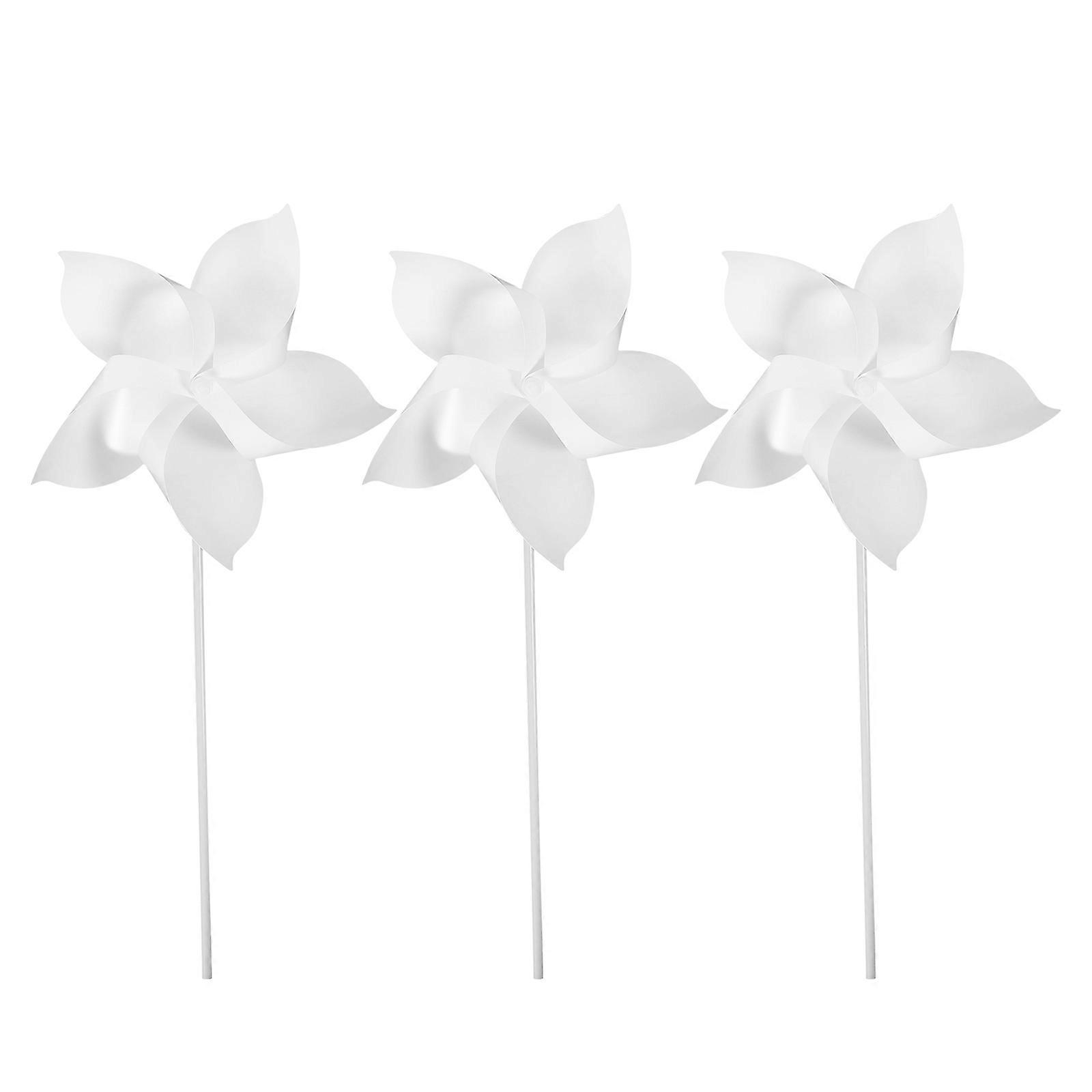 Windmill Toy Bulk Decor Diy For Kids Heat Transfer Blank Plastic Windmill 3Pcs
