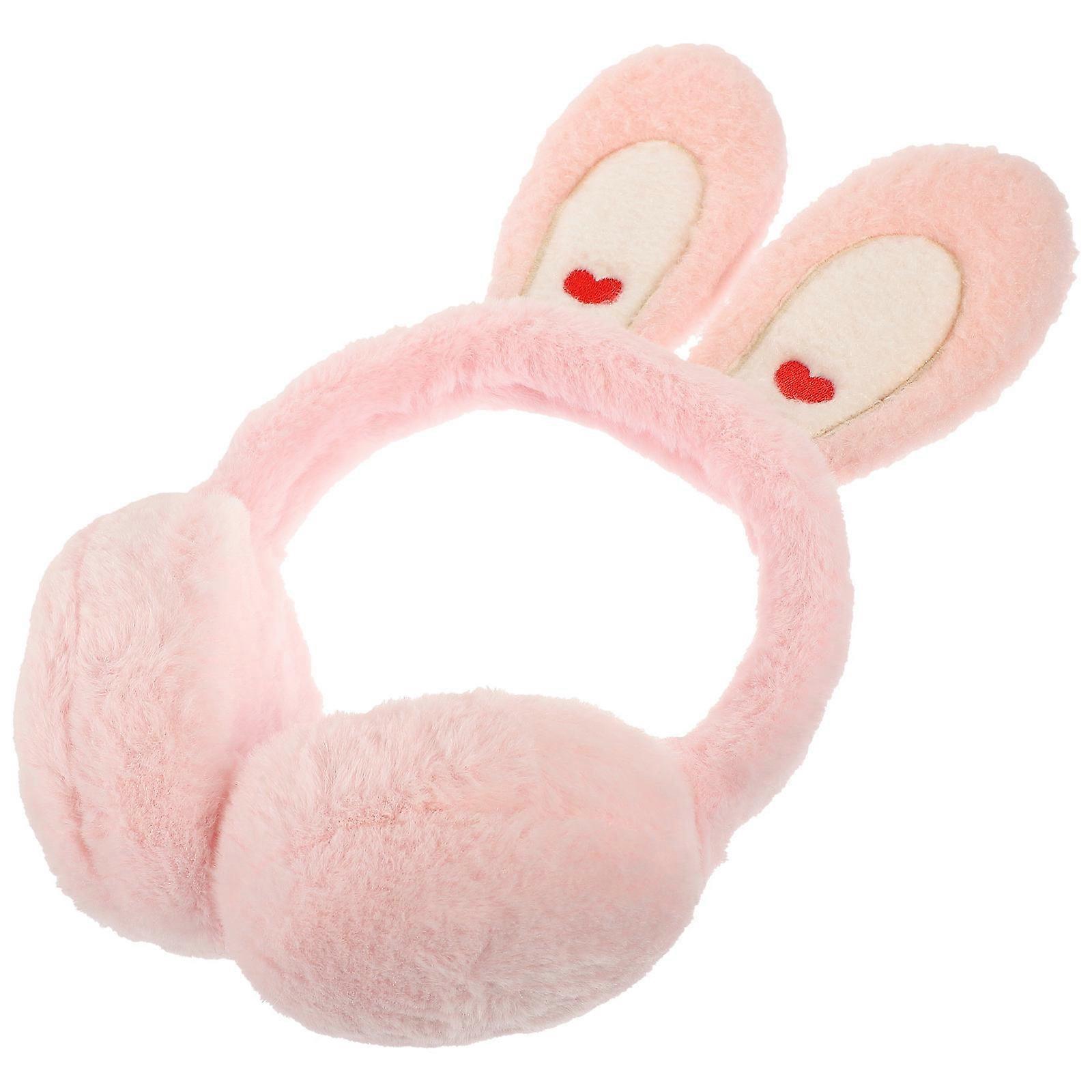 a polished product description for your **"1pc Cute Rabbit Ear Plush Earmuffs"**:

 

**1pc Cute Rabbit Ear Plush Earmuffs – Warm & Stylish Winter