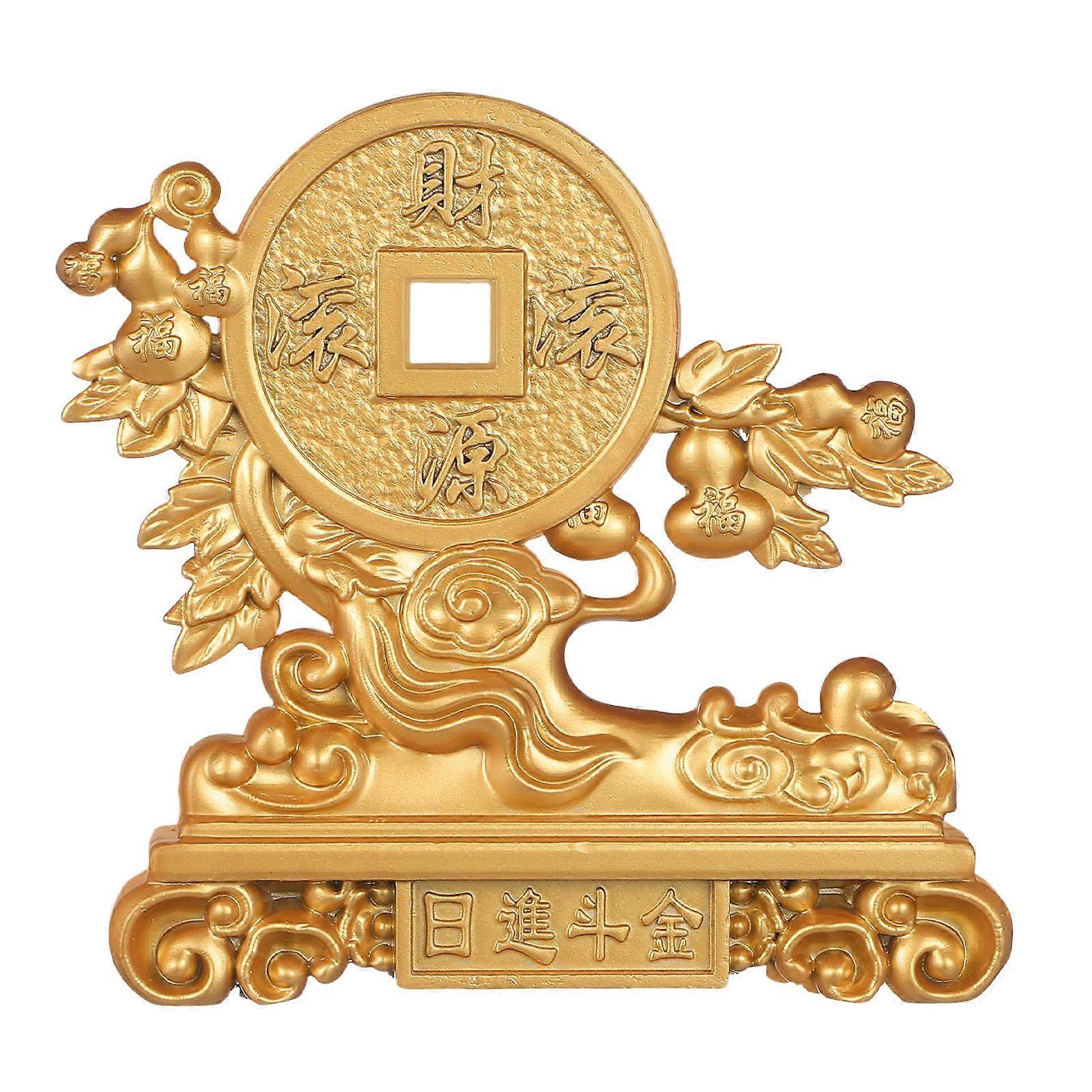 Crystal Bonsai Citrine Tree Feng Shui Money Tree Tree Coins Bonsai Tree Attract Wealth For Office 1Pack