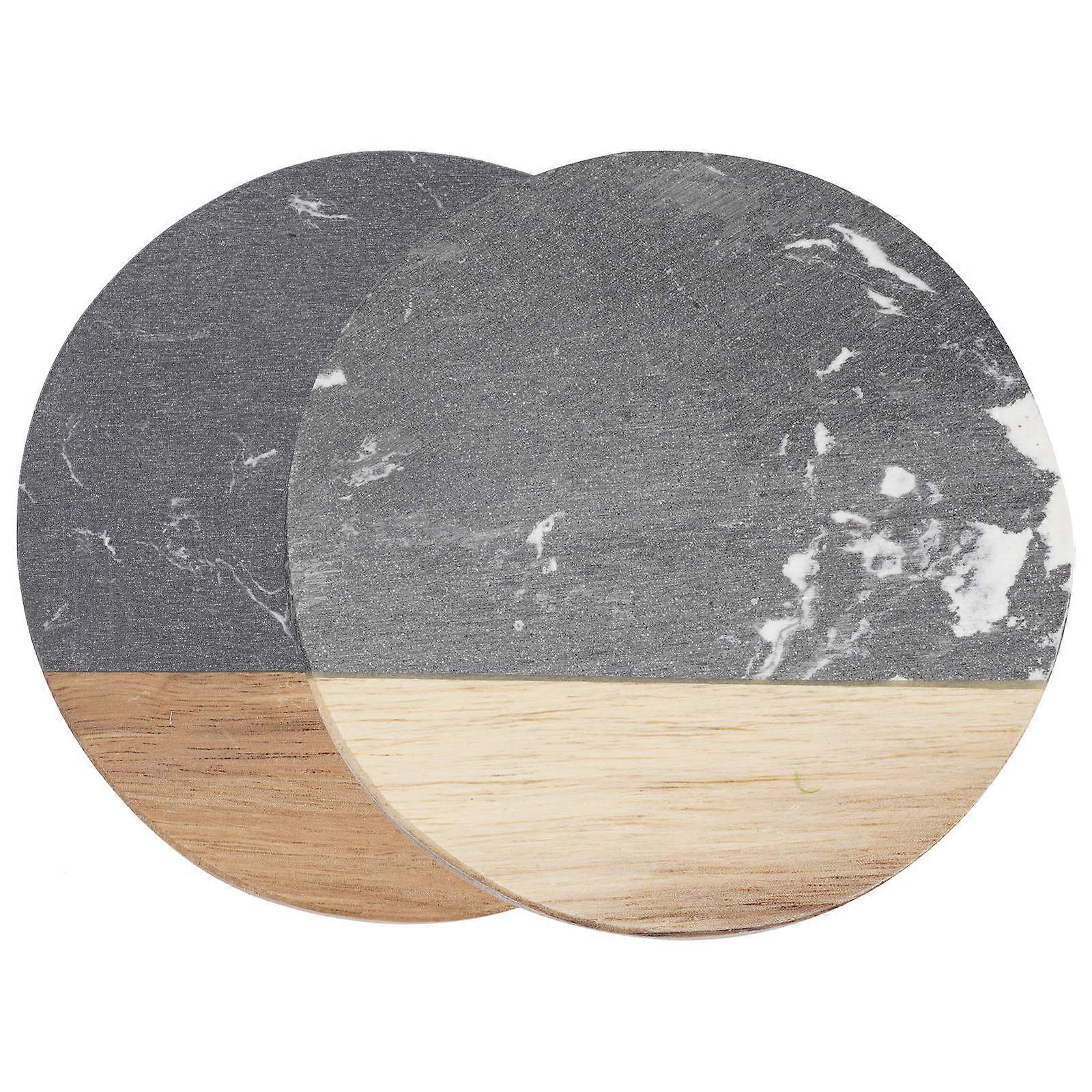 Cup Mat Protective Tumbler Pads Heat-Resistant Anti-Slip Home Use 9.5x9.5cm Round Design 2Set