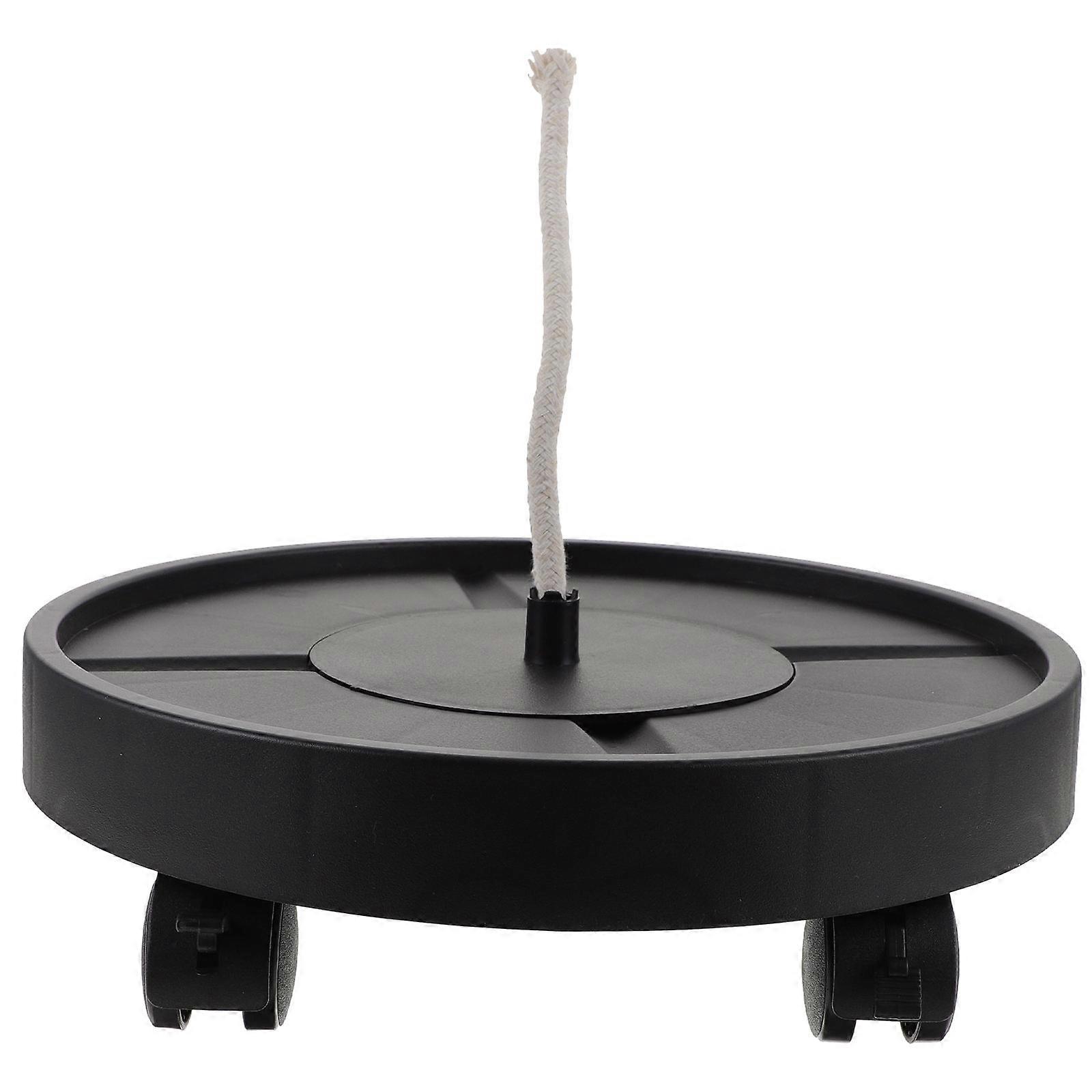 Plants Stand With Wheels Plant Tray Yard Round Modern Flower Pot Accessory 29.5x29.5x9cm 1Pcs