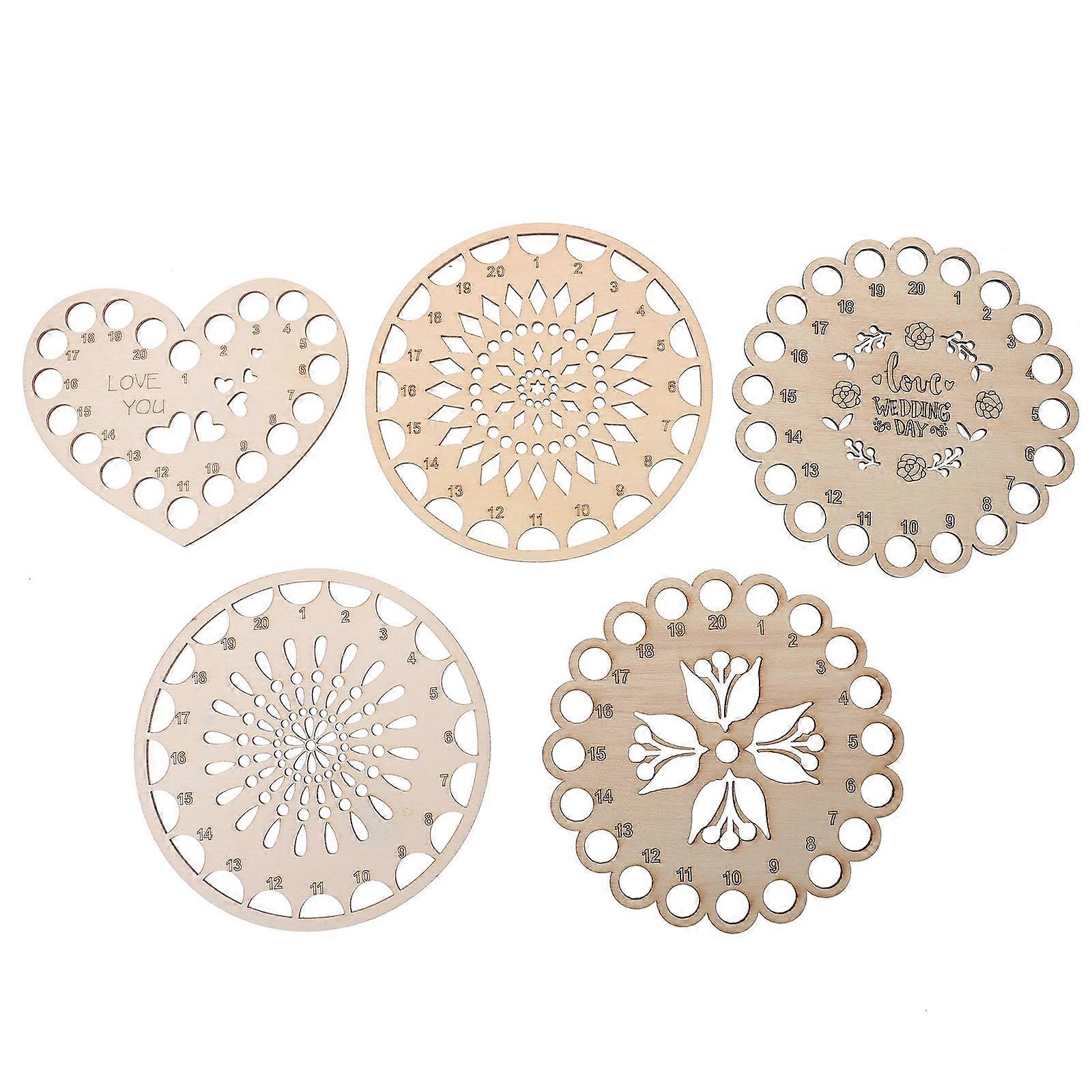 Thread Organizer Embroidery Floss Organizer Compact Design Home Use Crafting 14X14cm 5Pcs