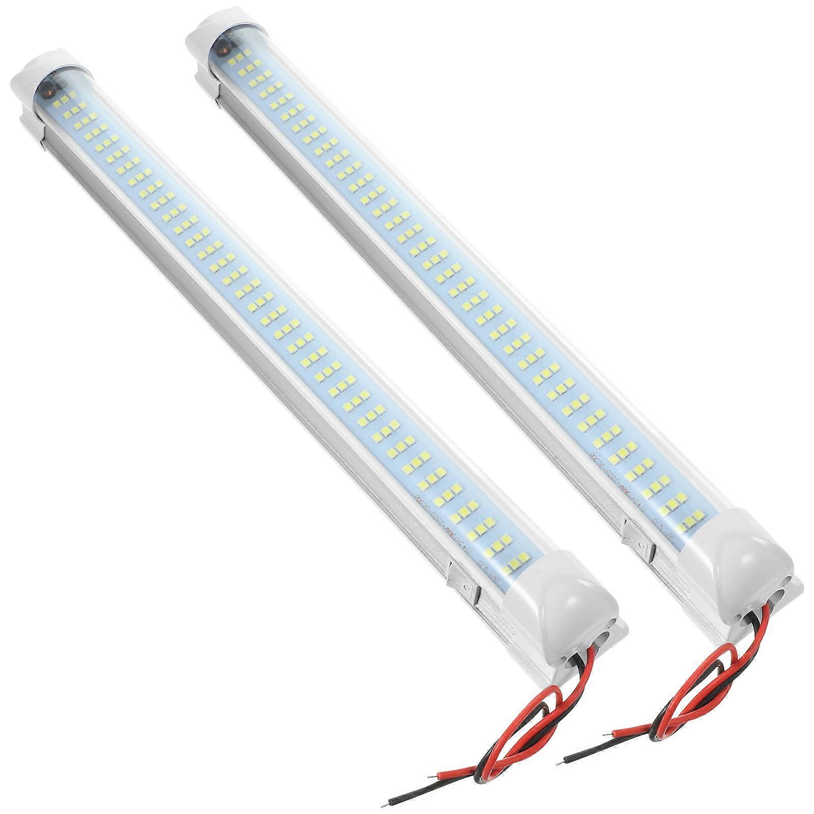 Car Accessories Van Interior Lights Strip Lights For Rv Multi-Function Auto Dome Lights 2Pcs White High Brightness