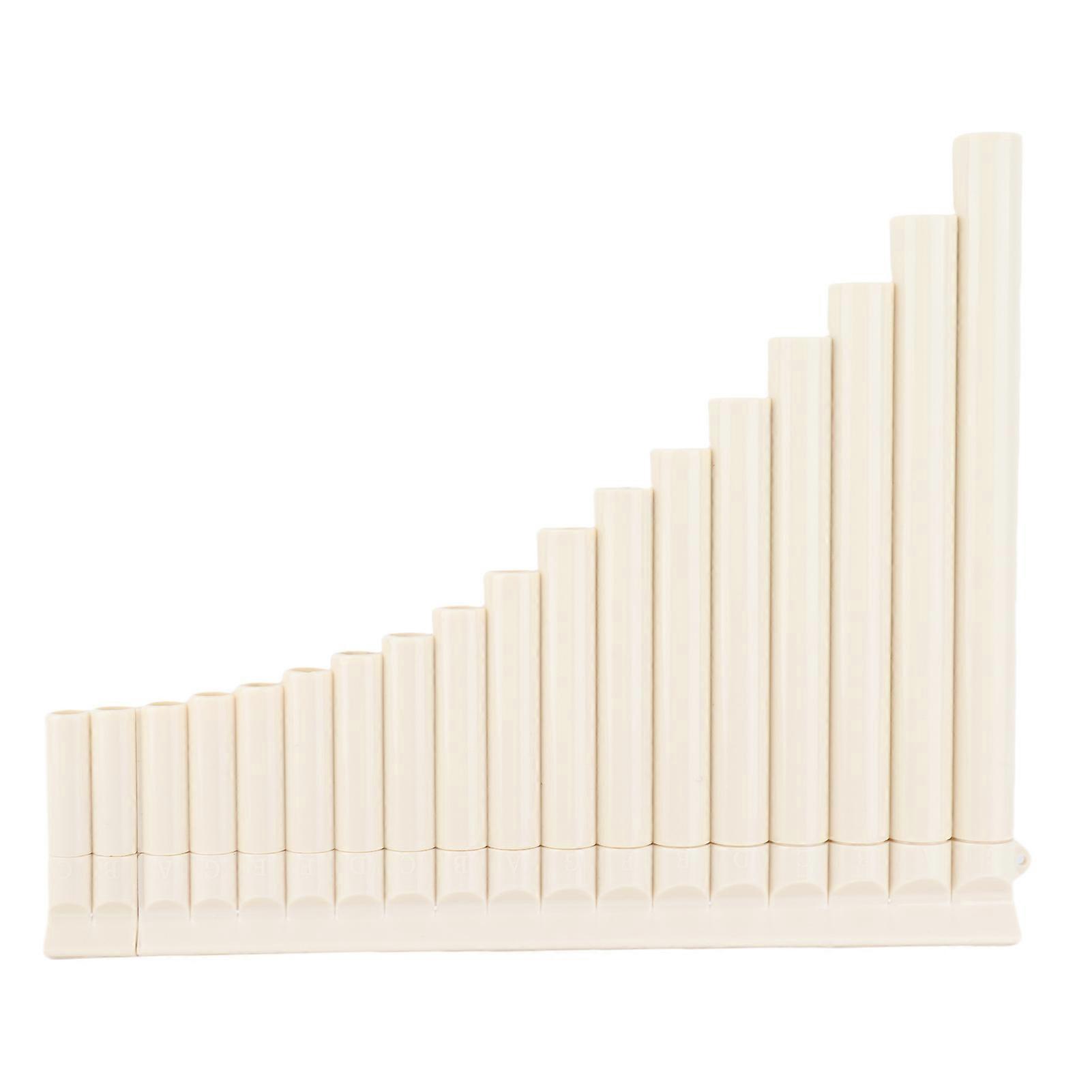 18 Pipe Pan Flute Panpipes C Key Pan Pipes with Mouthpiece for Beginners Students