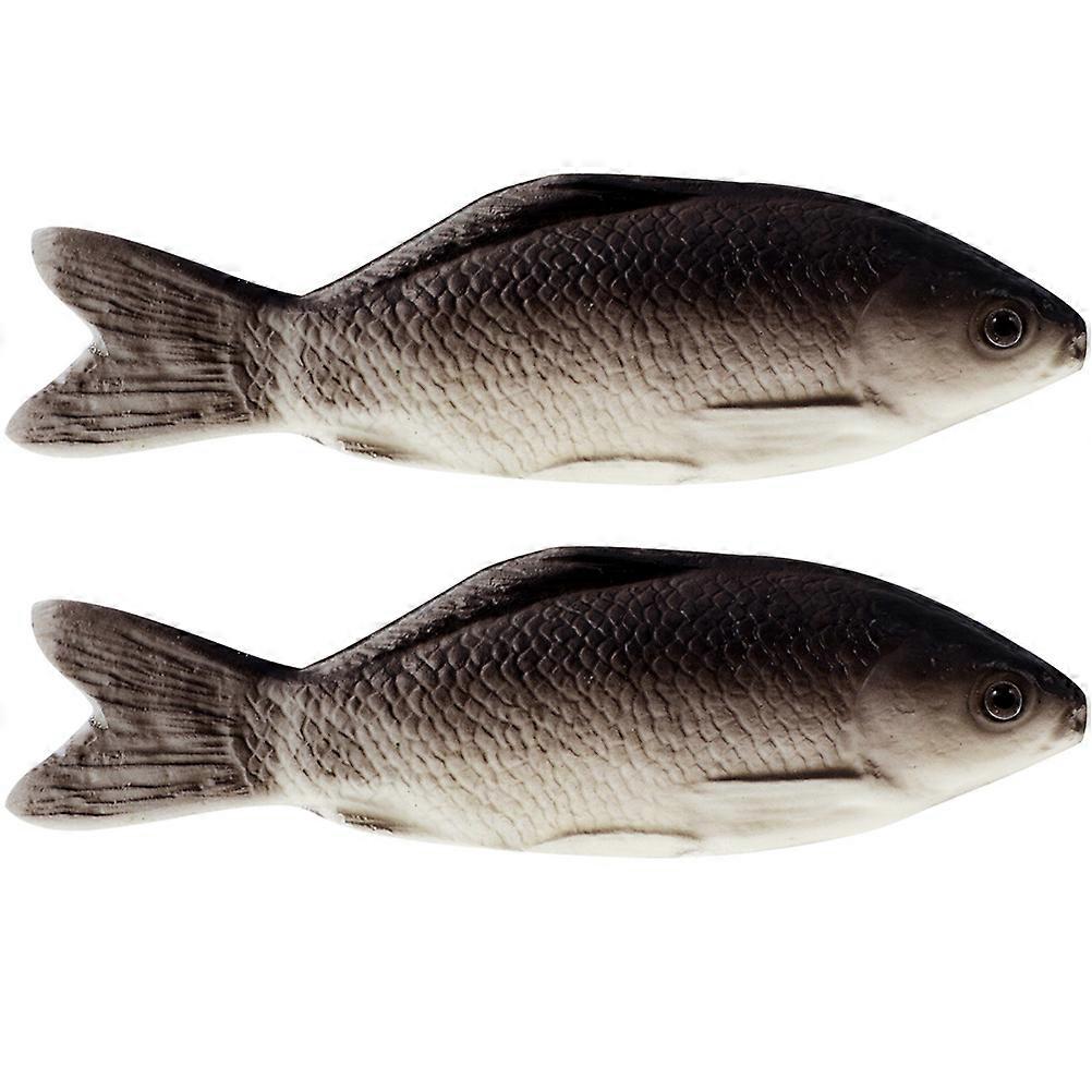 Fish Pillow 2Pcs PU Simulation Toy for Kids Cognitive Boost Decor