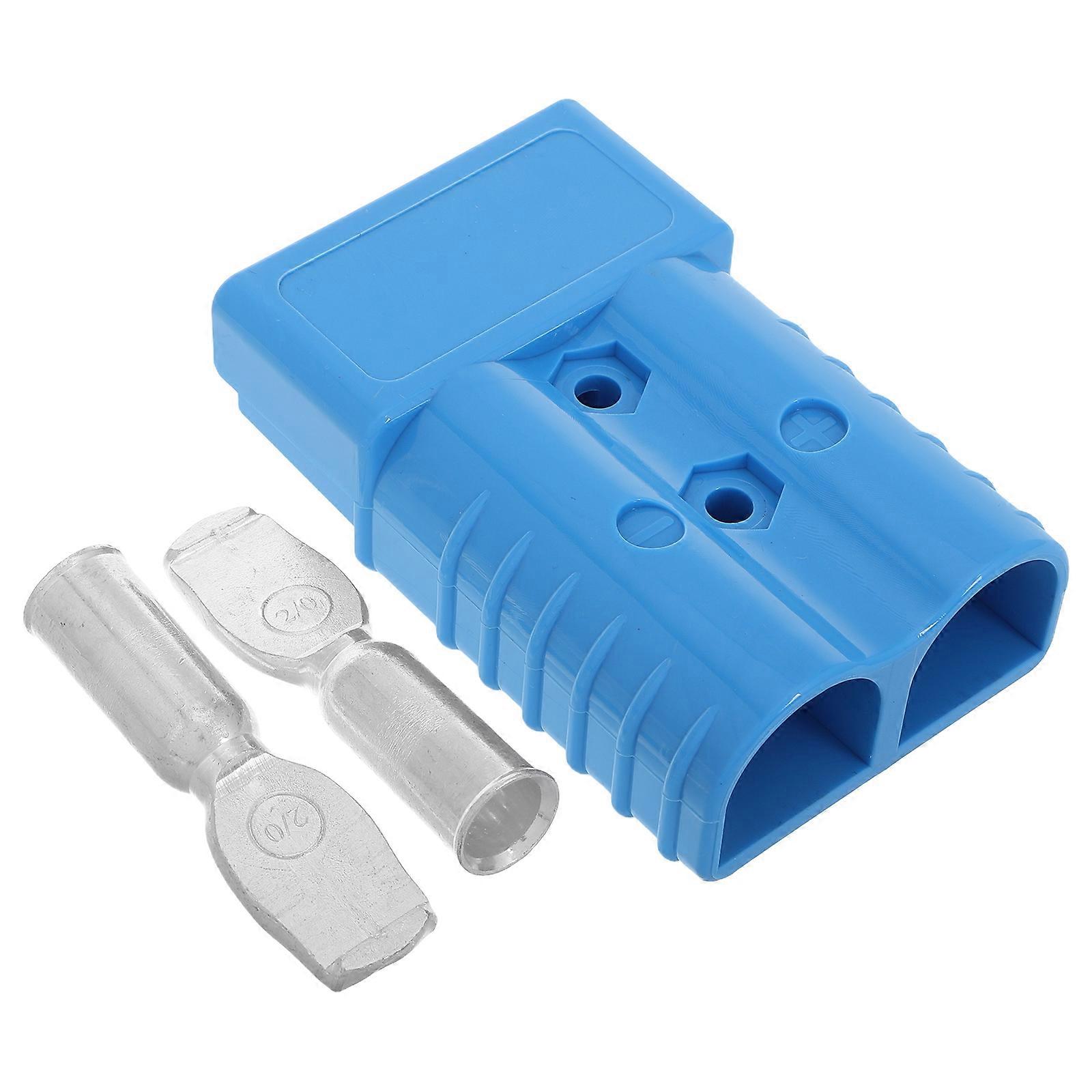 Disconnect Terminals Connector Housing Forklift Battery Connector Forklifts Blue 10.80X7.00X3.20CM Reliable Safety 1 Set