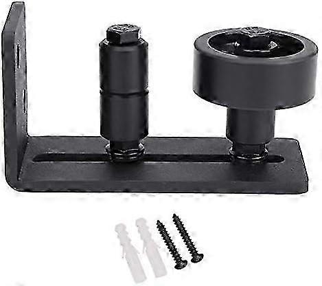 Barn Door Floor Guide - Adjustable Black Floor Guide Kit