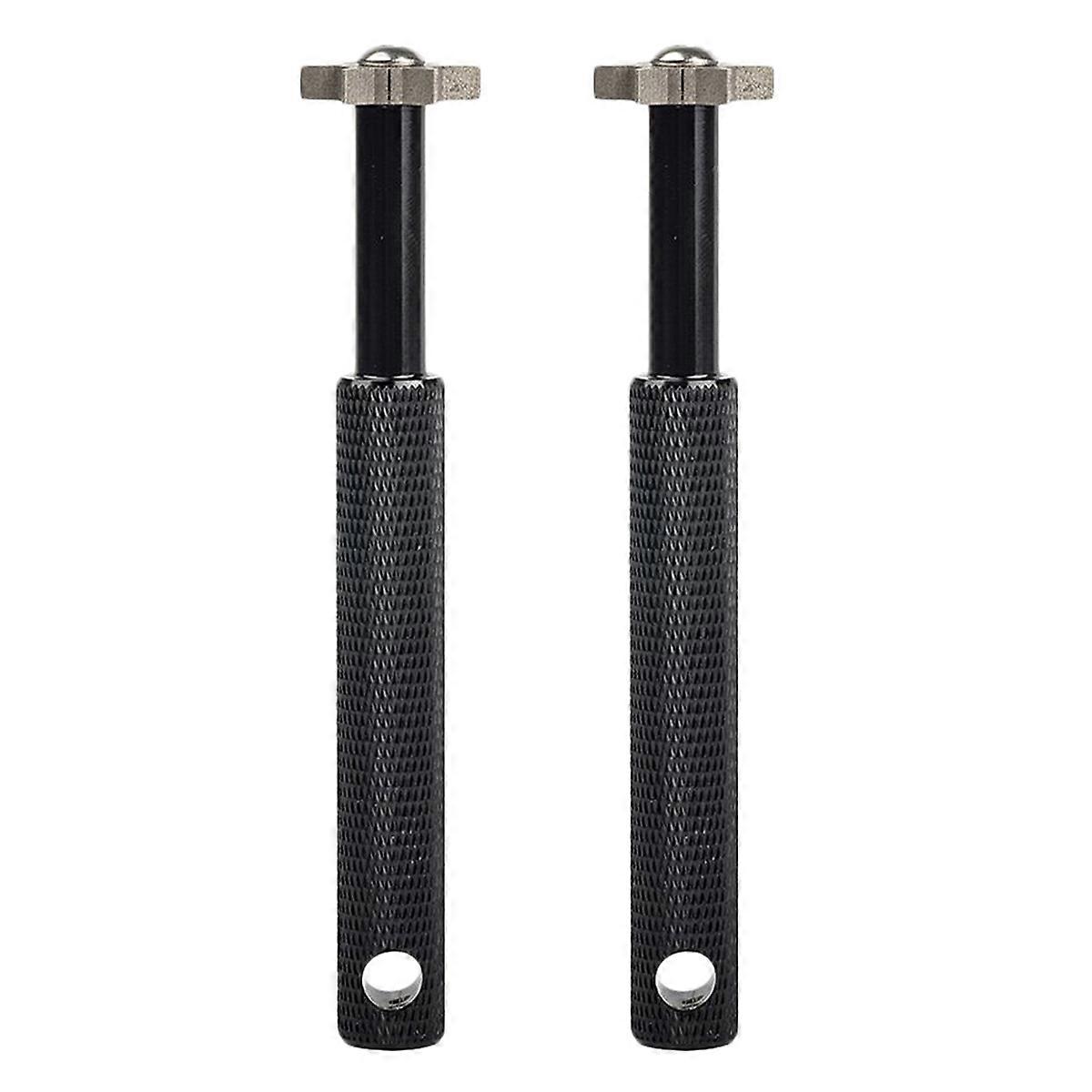 2X Golf Hex Clearing Tool Golf Groove Sharpener with 6 Cutters for Optimal Backspin Black