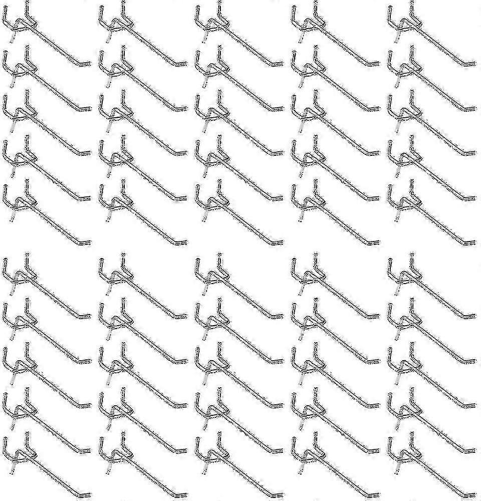 50 Pcs Pegboard Hooks,wall Shelf Hooks For Display Pegboard Garage Store Tools Storage Hanger Wall Shelf Hooks-jie