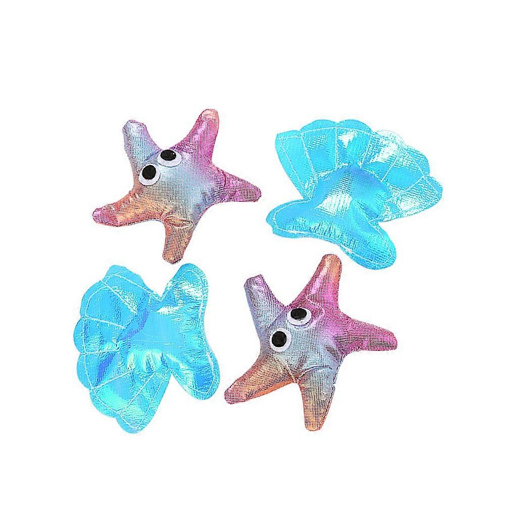 Cat Toys Cute Interactive Kitten Teaser Sea Animal Star Shell Toy Avoid Scratching Furniture 4Pcs