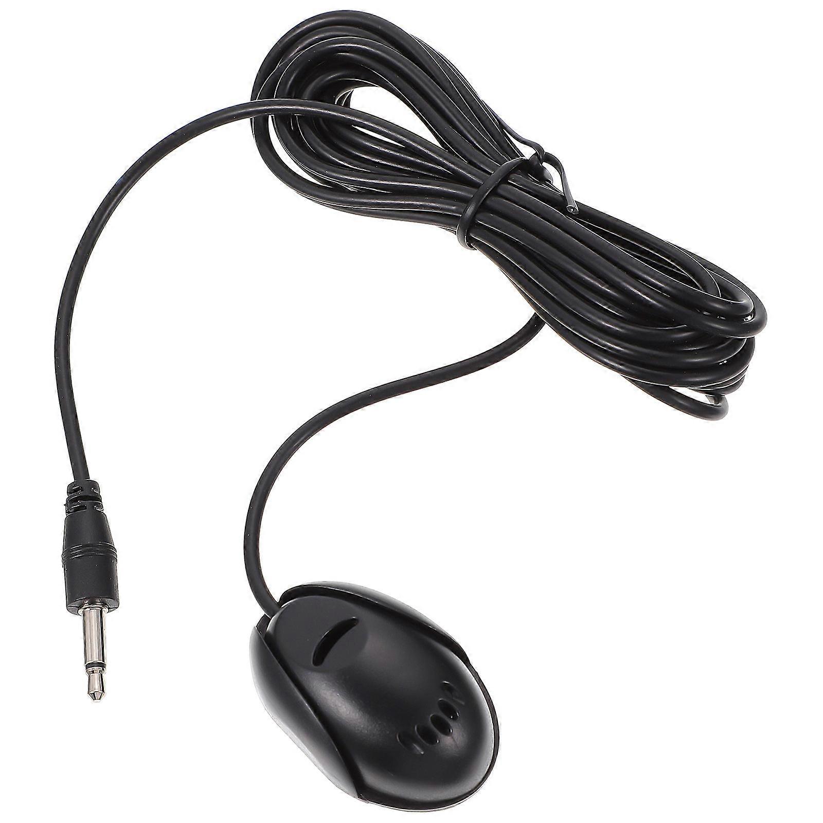 ميكروفون صغير للسيارة ميكروفون صوتي أسطواني لمنشئي المحتوى 1 قطعة