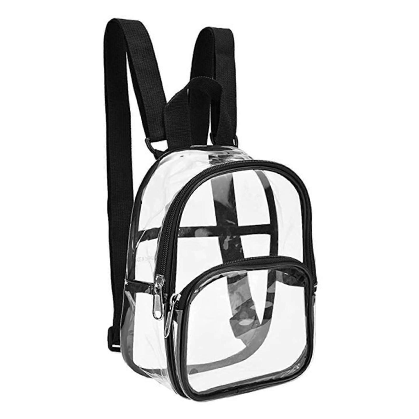 Transparent backpack, seethrough backpack, PVC backpack, stadium approval, school backpack for travel, university