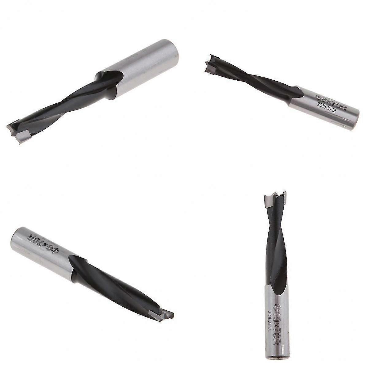 4x 70mm Carbide Brad Point Boring Bits Right Hand Woodworking Drill Bits
