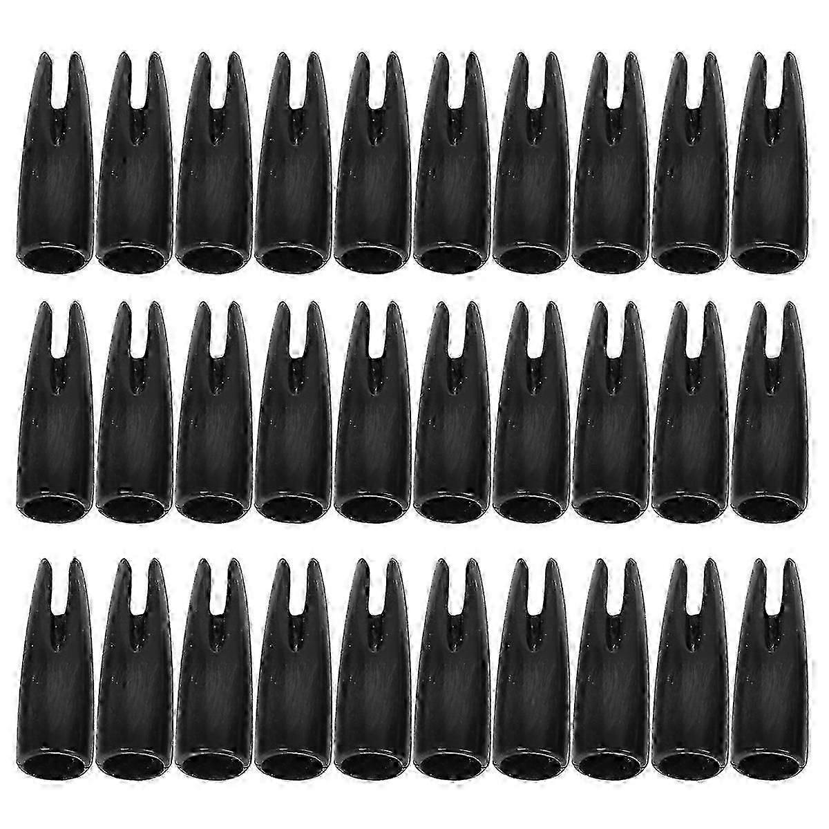 30 PCS Bogenschießen Zubehör Bogenschießen Jagdpfeile Nockschwänze