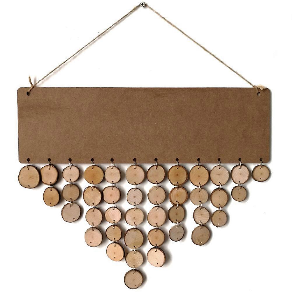 Wood Hanging Board for Decor Creative Note Board Set with 82Pcs Accessories