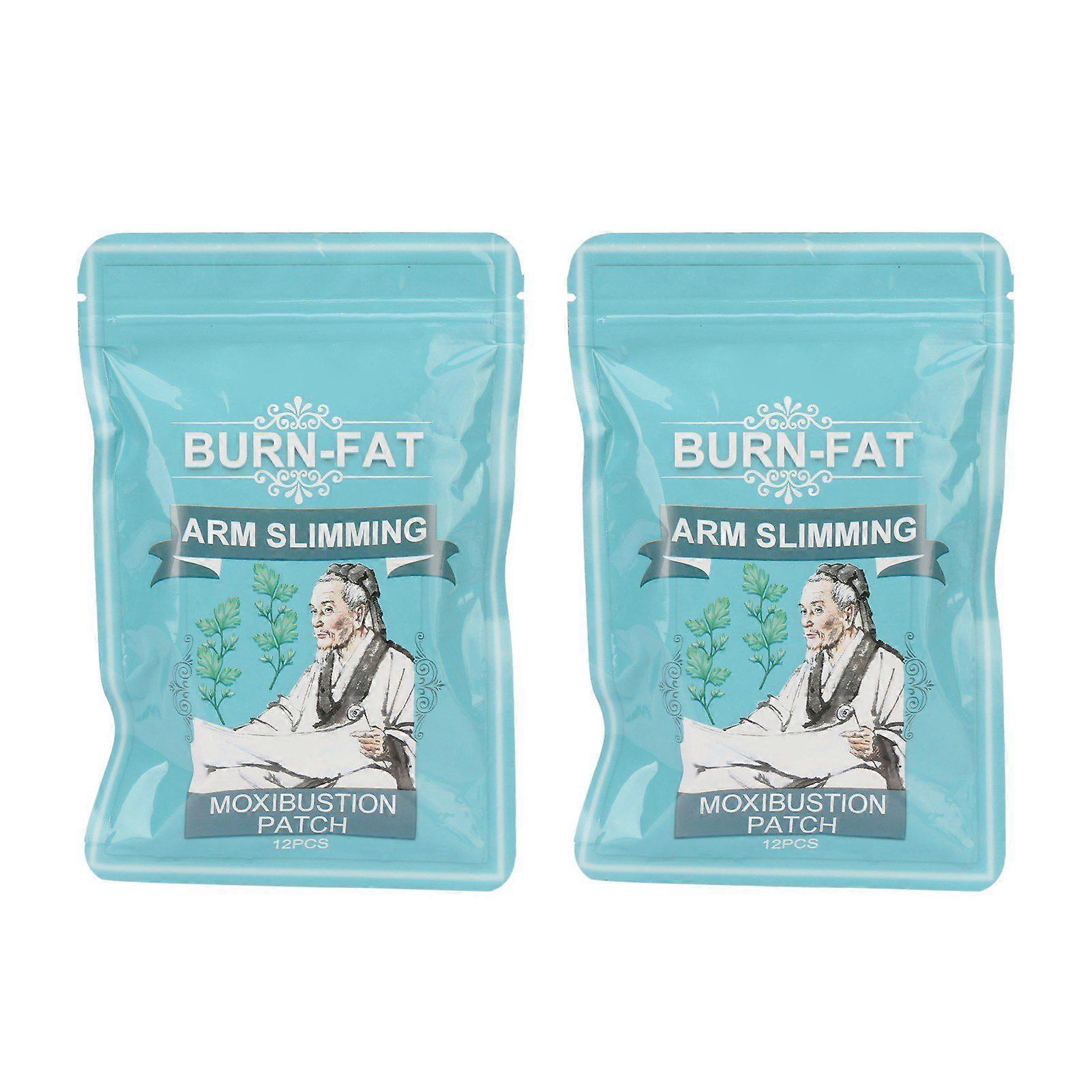 2025 Latest Model 24pcs Arm Moxibustion Patch Self Adhesive Herbal Extract Hot...