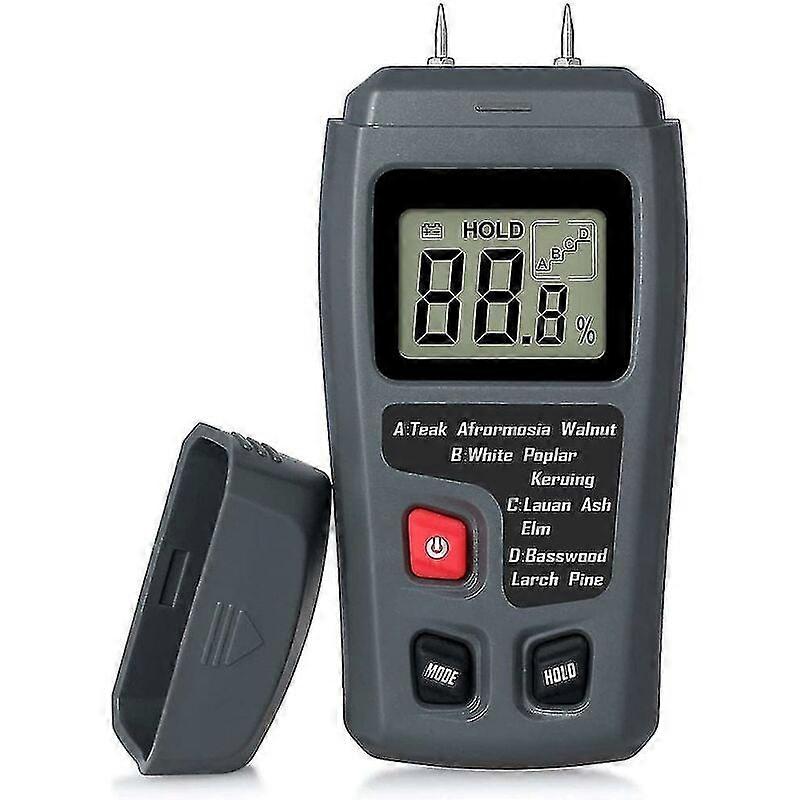 Smart Moisture Reader, Sensitive Electrode Pins, Quick Wood Humidity Detection