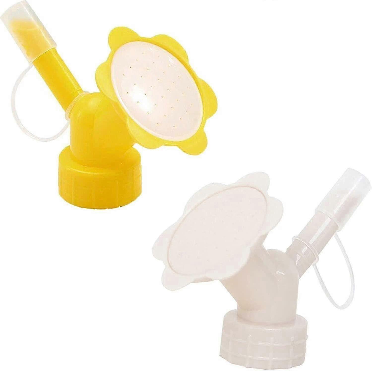 Set of 2 Sprinkler Tops, 2-in-1 Watering Attachment for Plastic Bottles, Ideal for DIY Watering Can for Small Plants and Garden Use