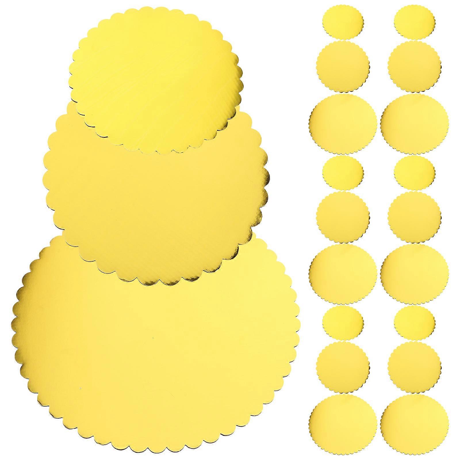 Cake Cardboard Circles Round Cake Paper Bases For Pastry Displaying Pastries 8 Inches 30Pcs